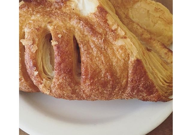 New breakfast + lunch addition: Apple Turnover from @semifreddis Bakery