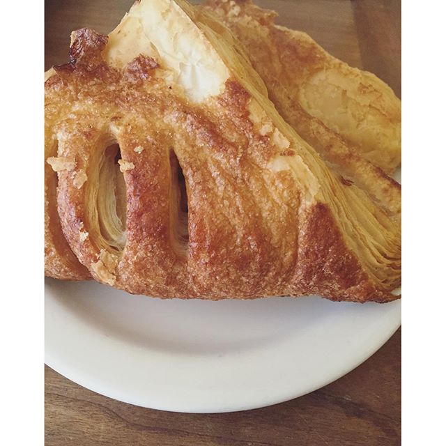 New breakfast + lunch addition: Apple Turnover from @semifreddis Bakery