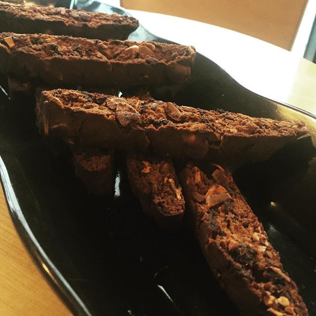 Another new edition to the Yali's pastry collection: chocolate, orange & almond #biscotti ! Only at #Yaliscafe