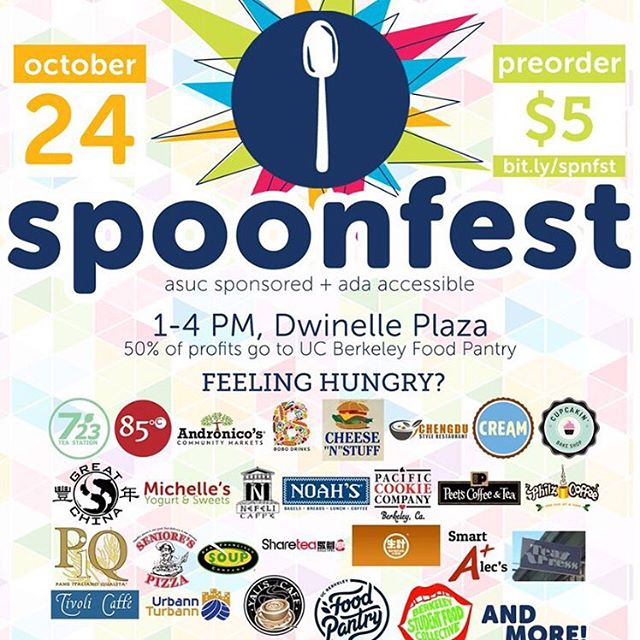 Interested in sampling delicious food from local Berkeley eateries? Come to Spoonfest TOMORROW to sing, dance, and most importantly try our incredible menu! Look forward to seeing you all there! #yaliscafe #spoonfestberkeley