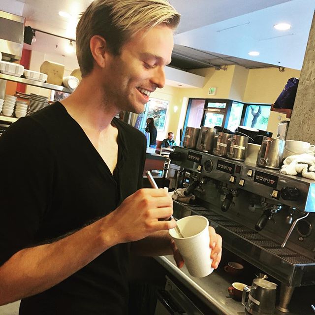 Meet your third #baristaoftheweek !Name: CoryWorking at Yali's for: 1.5 yearsFavorite Drink: A cappuccino "on the dry side, like my sense of humor!"Did you know Cory is a certified pilot and aviation enthusiast? Come quiz him on all the airport codes around the world! Stop by Yali's #cafe to say hi to Cory and all of our other wonderful #baristas !