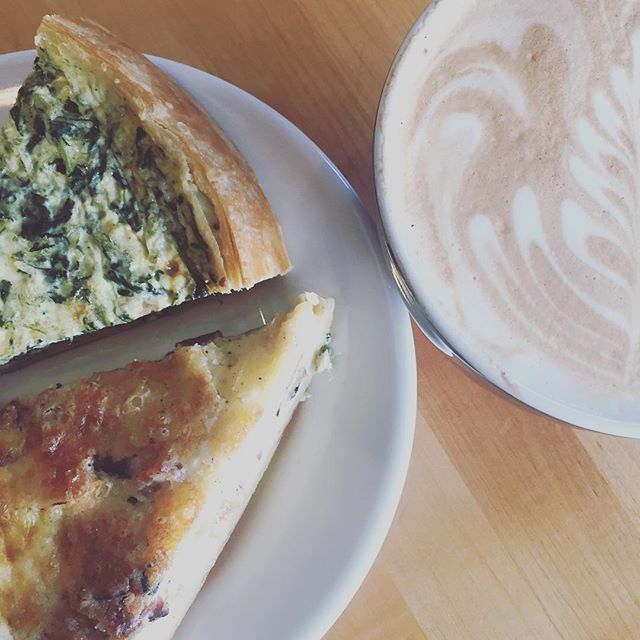 We're crazy for quiches! Spinach + Feta and Lorraine, from Vive La Tarte in Sam Rafael, CA