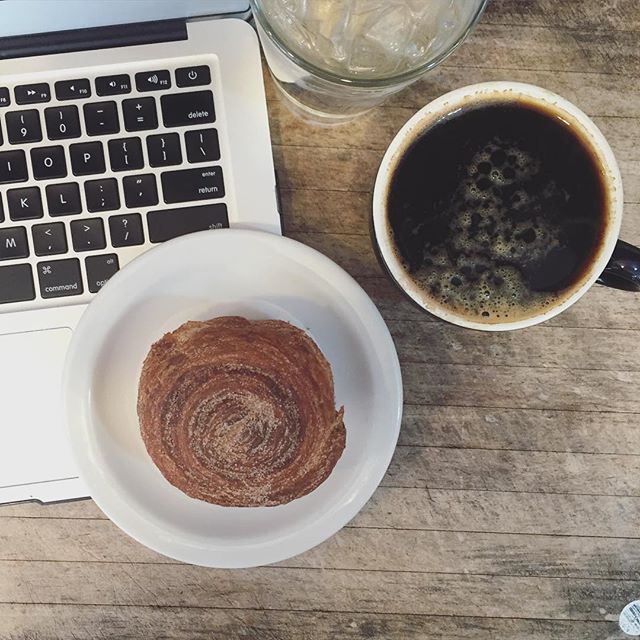 Grab a cup of coffee and get ready to kick this Morning's Buns! (Did I mention we also have amazing morning buns?)