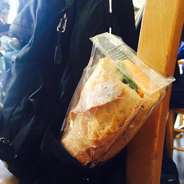 Ain't got time for the 12 o'clock line out the door? Slip a grab n' go sandwich in your backpack or briefcase - we have Salami, Cheddar + Arugula on Baguette & a Vegetarian w/Avocado & Pesto on Foccacia or Whole Wheat.