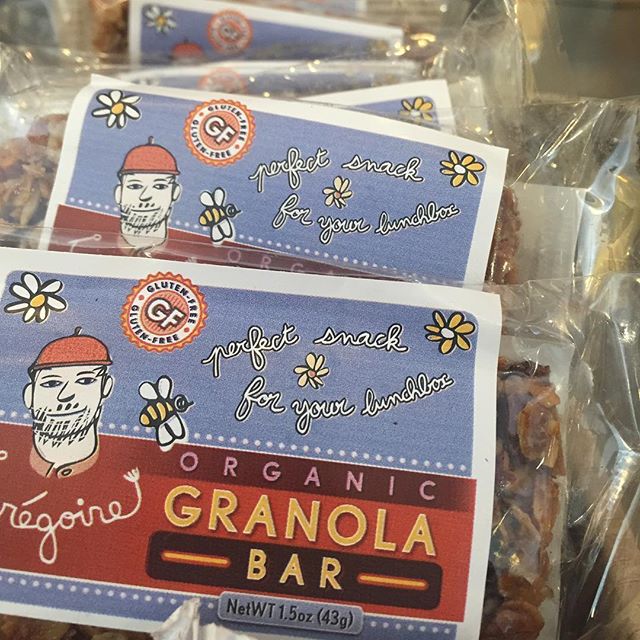 Granola bars from Grégoire's - a perfect addition to a Yali's panini or salad!